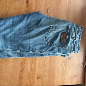 Wrangler High-Rise Straight Leg Jeans - Blue